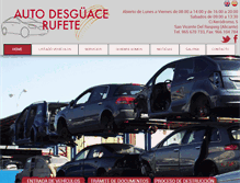 Tablet Screenshot of desguacerufete.com